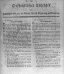 Oeffentlicher Anzeiger zum Amtsblatt No.35. der Königl. Preuss. Regierung zu Bromberg. 1819