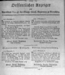 Oeffentlicher Anzeiger zum Amtsblatt No.48. der Königl. Preuss. Regierung zu Bromberg. 1819