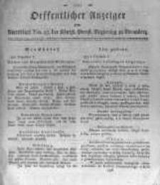 Oeffentlicher Anzeiger zum Amtsblatt No.53. der Königl. Preuss. Regierung zu Bromberg. 1819