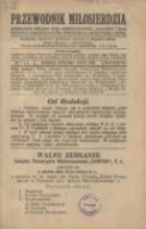 Przewodnik Miłosierdzia: miesięcznik Związku Towarzystw Dobroczynności "Caritas" i Rad Wyższych Kongregacji św. Wincentego à Paulo męskich i żeńskich 1928 styczeń/luty R.7 Nr1/2