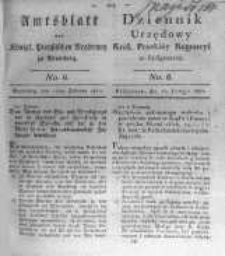 Amtsblatt der K&ouml;niglichen Preussischen Regierung zu Bromberg. 1820.02.11 No.6