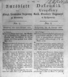 Amtsblatt der K&ouml;niglichen Preussischen Regierung zu Bromberg. 1820.02.18 No.7