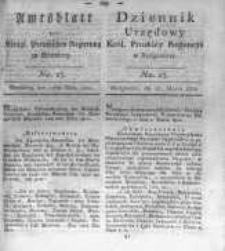 Amtsblatt der K&ouml;niglichen Preussischen Regierung zu Bromberg. 1820.03.31 No.13