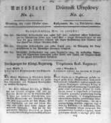 Amtsblatt der Königlichen Preussischen Regierung zu Bromberg. 1820.10.13 No.41