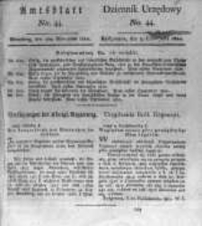 Amtsblatt der Königlichen Preussischen Regierung zu Bromberg. 1820.11.03 No.44