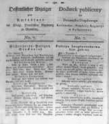 Oeffentlicher Anzeiger zum Amtsblatt No.7. der Königl. Preuss. Regierung zu Bromberg. 1820
