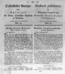Oeffentlicher Anzeiger zum Amtsblatt No.8. der Königl. Preuss. Regierung zu Bromberg. 1820