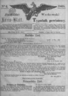Fraustädter Kreisblatt. 1868.01.24 Nr4