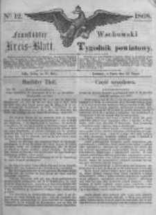 Fraustädter Kreisblatt. 1868.03.20 Nr12