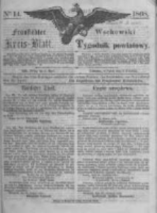 Fraustädter Kreisblatt. 1868.04.03 Nr14