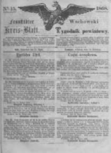 Fraustädter Kreisblatt. 1868.04.11 Nr15