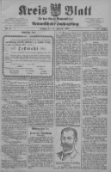 Kreis Blatt f&uuml;r den Kreis Neutomischeler zugleich Hopfenzeitung 1908.01.17 Jg.27 Nr5