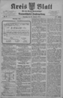 Kreis Blatt f&uuml;r den Kreis Neutomischeler zugleich Hopfenzeitung 1908.01.21 Jg.27 Nr6