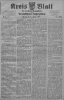 Kreis Blatt f&uuml;r den Kreis Neutomischeler zugleich Hopfenzeitung 1908.01.24 Jg.27 Nr7