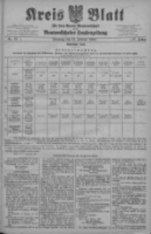 Kreis Blatt f&uuml;r den Kreis Neutomischeler zugleich Hopfenzeitung 1908.02.11 Jg.27 Nr12