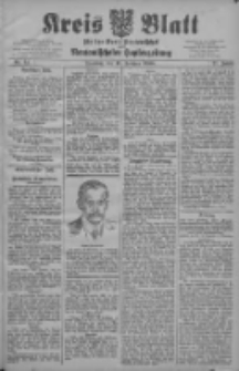 Kreis Blatt f&uuml;r den Kreis Neutomischeler zugleich Hopfenzeitung 1908.02.18 Jg.27 Nr14