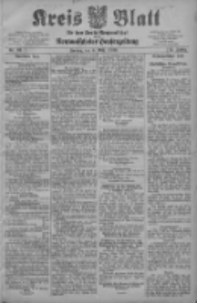 Kreis Blatt f&uuml;r den Kreis Neutomischeler zugleich Hopfenzeitung 1908.03.06 Jg.27 Nr19