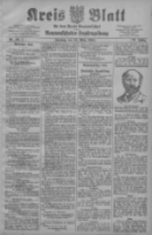 Kreis Blatt f&uuml;r den Kreis Neutomischeler zugleich Hopfenzeitung 1908.03.10 Jg.27 Nr20