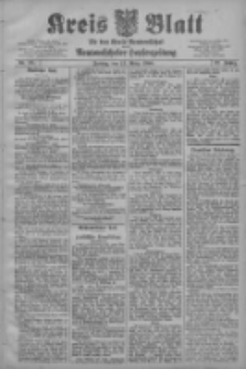 Kreis Blatt für den Kreis Neutomischeler zugleich Hopfenzeitung 1908.03.13 Jg.27 Nr21