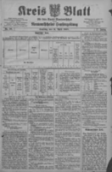 Kreis Blatt f&uuml;r den Kreis Neutomischeler zugleich Hopfenzeitung 1908.04.14 Jg.27 Nr30