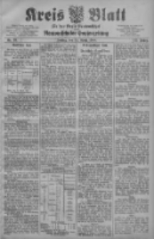 Kreis Blatt f&uuml;r den Kreis Neutomischeler zugleich Hopfenzeitung 1908.04.24 Jg.27 Nr33