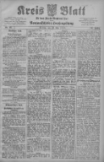 Kreis Blatt für den Kreis Neutomischeler zugleich Hopfenzeitung 1908.05.29 Jg.27 Nr43