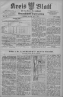Kreis Blatt f&uuml;r den Kreis Neutomischeler zugleich Hopfenzeitung 1908.06.30 Jg.27 Nr52