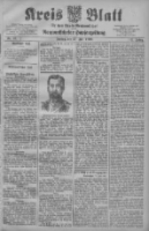 Kreis Blatt f&uuml;r den Kreis Neutomischeler zugleich Hopfenzeitung 1908.07.17 Jg.27 Nr57