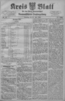 Kreis Blatt f&uuml;r den Kreis Neutomischeler zugleich Hopfenzeitung 1908.07.21 Jg.27 Nr58