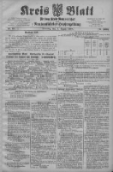 Kreis Blatt für den Kreis Neutomischeler zugleich Hopfenzeitung 1908.08.11 Jg.27 Nr64