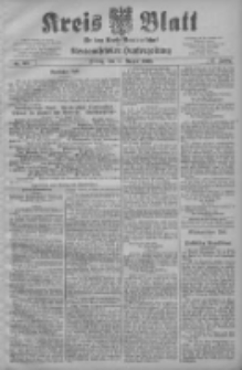 Kreis Blatt für den Kreis Neutomischeler zugleich Hopfenzeitung 1908.08.14 Jg.27 Nr65