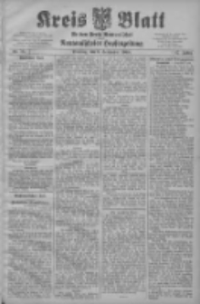 Kreis Blatt f&uuml;r den Kreis Neutomischeler zugleich Hopfenzeitung 1908.09.08 Jg.27 Nr72