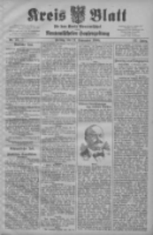 Kreis Blatt f&uuml;r den Kreis Neutomischeler zugleich Hopfenzeitung 1908.09.11 Jg.27 Nr73