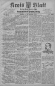 Kreis Blatt für den Kreis Neutomischeler zugleich Hopfenzeitung 1908.09.15 Jg.27 Nr74