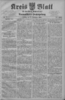 Kreis Blatt f&uuml;r den Kreis Neutomischeler zugleich Hopfenzeitung 1908.09.25 Jg.27 Nr77