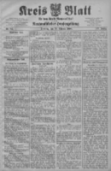 Kreis Blatt für den Kreis Neutomischeler zugleich Hopfenzeitung 1908.10.20 Jg.27 Nr84