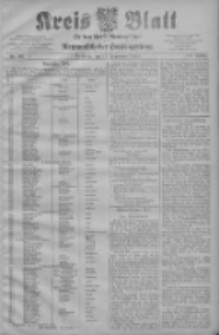 Kreis Blatt f&uuml;r den Kreis Neutomischeler zugleich Hopfenzeitung 1908.11.17 Jg.27 Nr92