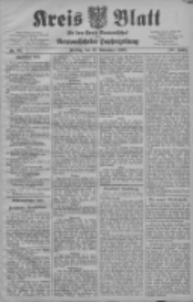 Kreis Blatt f&uuml;r den Kreis Neutomischeler zugleich Hopfenzeitung 1908.11.27 Jg.27 Nr95