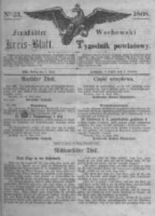 Fraustädter Kreisblatt. 1868.06.05 Nr23