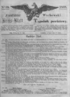 Fraustädter Kreisblatt. 1868.07.17 Nr29