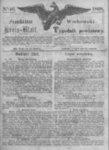 Fraustädter Kreisblatt. 1868.11.13 Nr46