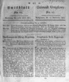 Amtsblatt der Königlichen Preussischen Regierung zu Bromberg. 1821.04.27 No.17