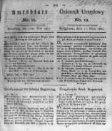 Amtsblatt der Königlichen Preussischen Regierung zu Bromberg. 1821.05.11 No.19