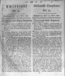 Amtsblatt der Königlichen Preussischen Regierung zu Bromberg. 1821.05.25 No.21