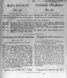Amtsblatt der Königlichen Preussischen Regierung zu Bromberg. 1821.11.16 No.46