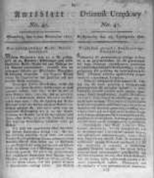Amtsblatt der Königlichen Preussischen Regierung zu Bromberg. 1821.11.23 No.47