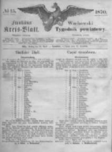 Fraustädter Kreisblatt. 1870.04.15 Nr15