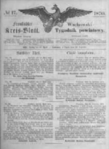 Fraustädter Kreisblatt. 1870.04.29 Nr17