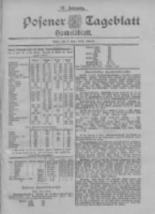 Posener Tageblatt. Handelsblatt 1898.06.07 Jg.37