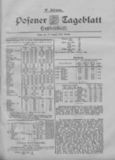 Posener Tageblatt. Handelsblatt 1898.08.24 Jg.37
